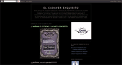 Desktop Screenshot of cadaverexquisito2009.blogspot.com