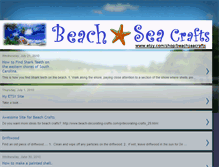 Tablet Screenshot of beachseacrafts.blogspot.com