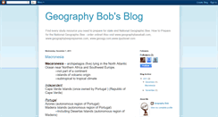 Desktop Screenshot of geographybob.blogspot.com