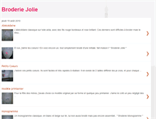 Tablet Screenshot of broderiejolie.blogspot.com