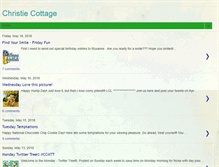 Tablet Screenshot of christiecottage.blogspot.com