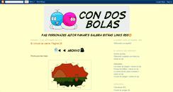 Desktop Screenshot of con2bolas.blogspot.com