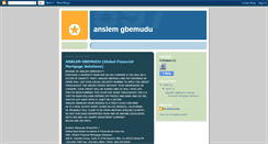 Desktop Screenshot of anslemgbemudu.blogspot.com