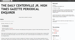 Desktop Screenshot of centervillejrhighgazette.blogspot.com