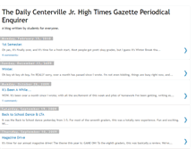 Tablet Screenshot of centervillejrhighgazette.blogspot.com
