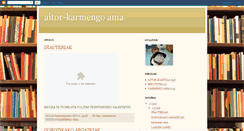 Desktop Screenshot of aitorkar.blogspot.com