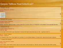 Tablet Screenshot of carpimtablosunasilezberlenir.blogspot.com