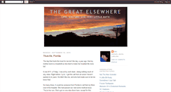 Desktop Screenshot of greatelsewhere.blogspot.com