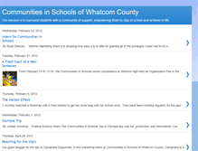 Tablet Screenshot of communitiesinschoolswhatcomcounty.blogspot.com