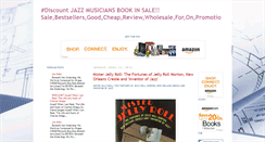 Desktop Screenshot of jazzmusiciansbookinsale.blogspot.com