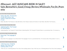 Tablet Screenshot of jazzmusiciansbookinsale.blogspot.com