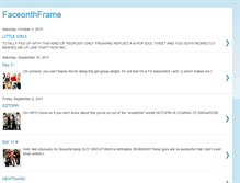 Tablet Screenshot of faceontheframe.blogspot.com