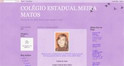 Desktop Screenshot of colegioestadualmeiramatos.blogspot.com