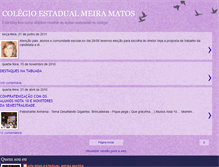 Tablet Screenshot of colegioestadualmeiramatos.blogspot.com