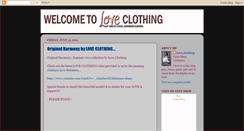 Desktop Screenshot of love-clothing.blogspot.com