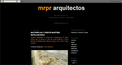 Desktop Screenshot of mrprarquitectos.blogspot.com