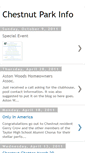 Mobile Screenshot of chestnutparkinfo.blogspot.com