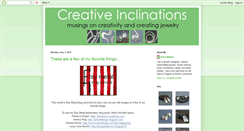 Desktop Screenshot of creativeinclinations.blogspot.com