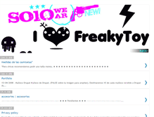 Tablet Screenshot of categorias-freakytoy.blogspot.com