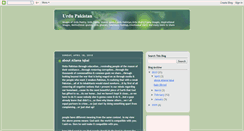 Desktop Screenshot of pakistaniurdu.blogspot.com