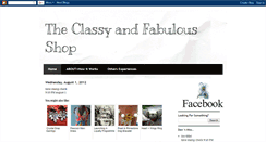 Desktop Screenshot of classyandfabulousshop.blogspot.com