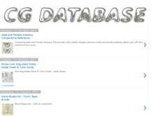 Tablet Screenshot of cgdatabase.blogspot.com