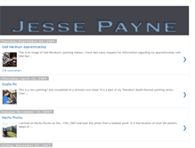 Tablet Screenshot of jessepayne.blogspot.com