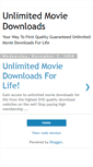 Mobile Screenshot of free-unlimited-movie-downloads.blogspot.com