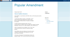 Desktop Screenshot of popularamendment.blogspot.com