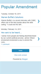 Mobile Screenshot of popularamendment.blogspot.com