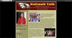 Desktop Screenshot of kohawktalk-katie.blogspot.com