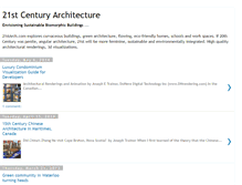 Tablet Screenshot of 21stcenturyarchitecture.blogspot.com