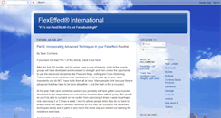 Desktop Screenshot of flexeffectinternational.blogspot.com