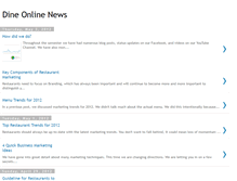 Tablet Screenshot of dine-online.blogspot.com