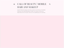 Tablet Screenshot of callofbeauty.blogspot.com