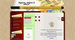 Desktop Screenshot of agoramaosaobra.blogspot.com