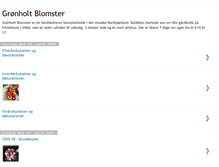 Tablet Screenshot of gronholtblomster.blogspot.com