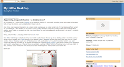 Desktop Screenshot of mylittledesktop.blogspot.com
