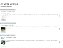 Tablet Screenshot of mylittledesktop.blogspot.com