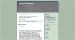 Desktop Screenshot of marginal-utility.blogspot.com