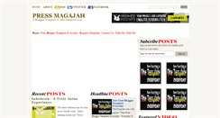 Desktop Screenshot of press-magajah.blogspot.com