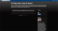 Desktop Screenshot of hosshorn.blogspot.com