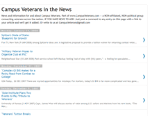 Tablet Screenshot of campusveterans.blogspot.com
