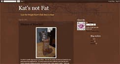 Desktop Screenshot of katsnotfat.blogspot.com