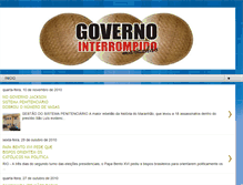 Tablet Screenshot of ogovernointerrompido.blogspot.com