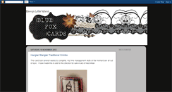 Desktop Screenshot of bluefoxcards.blogspot.com