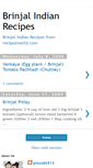 Mobile Screenshot of brinjalindian-recipes.blogspot.com
