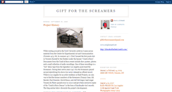 Desktop Screenshot of giftforthescreamers.blogspot.com