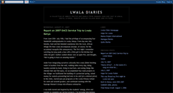 Desktop Screenshot of lwaladiaries.blogspot.com