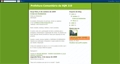 Desktop Screenshot of prefeitura210norte.blogspot.com